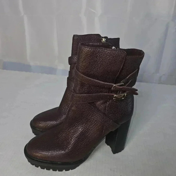 Vince Camuto Elisen Leather Midcalf Boots Sz 8M‎ - Picture 3 of 13